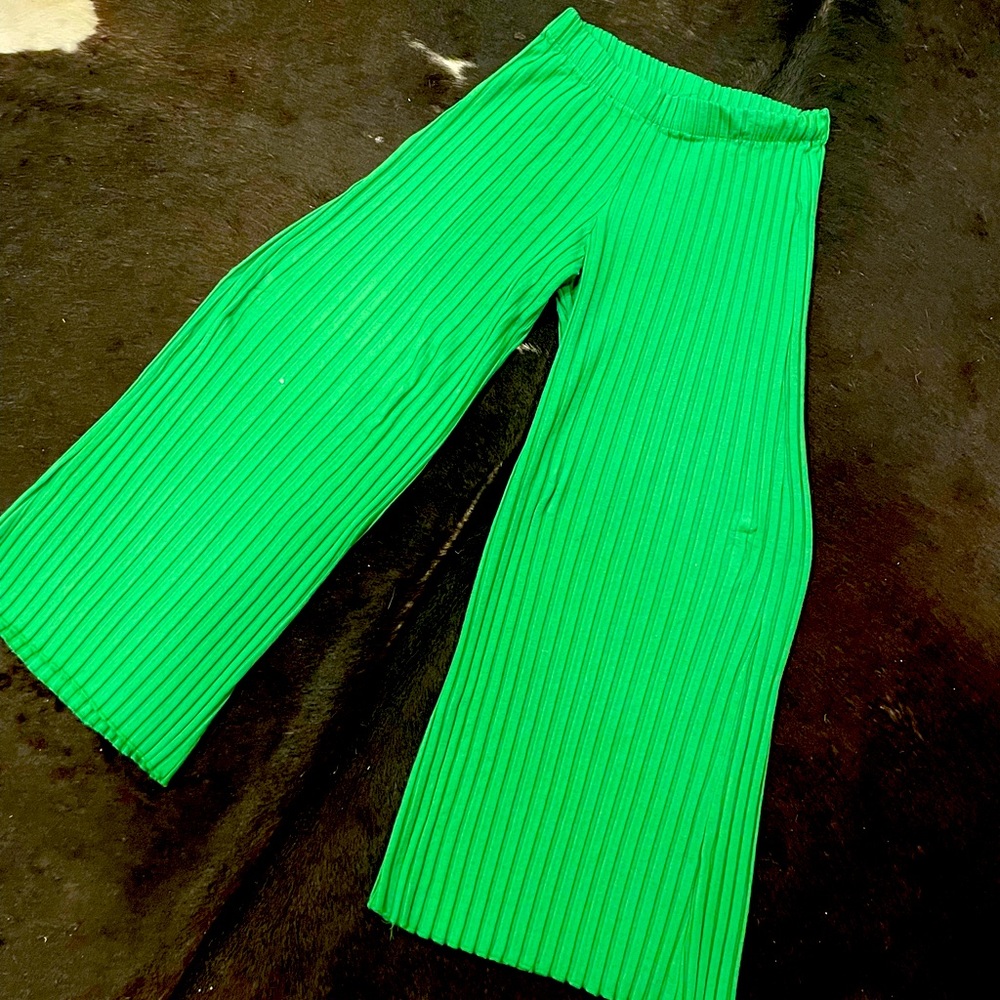 RIB alder pant in jungle green SIMON MILLER